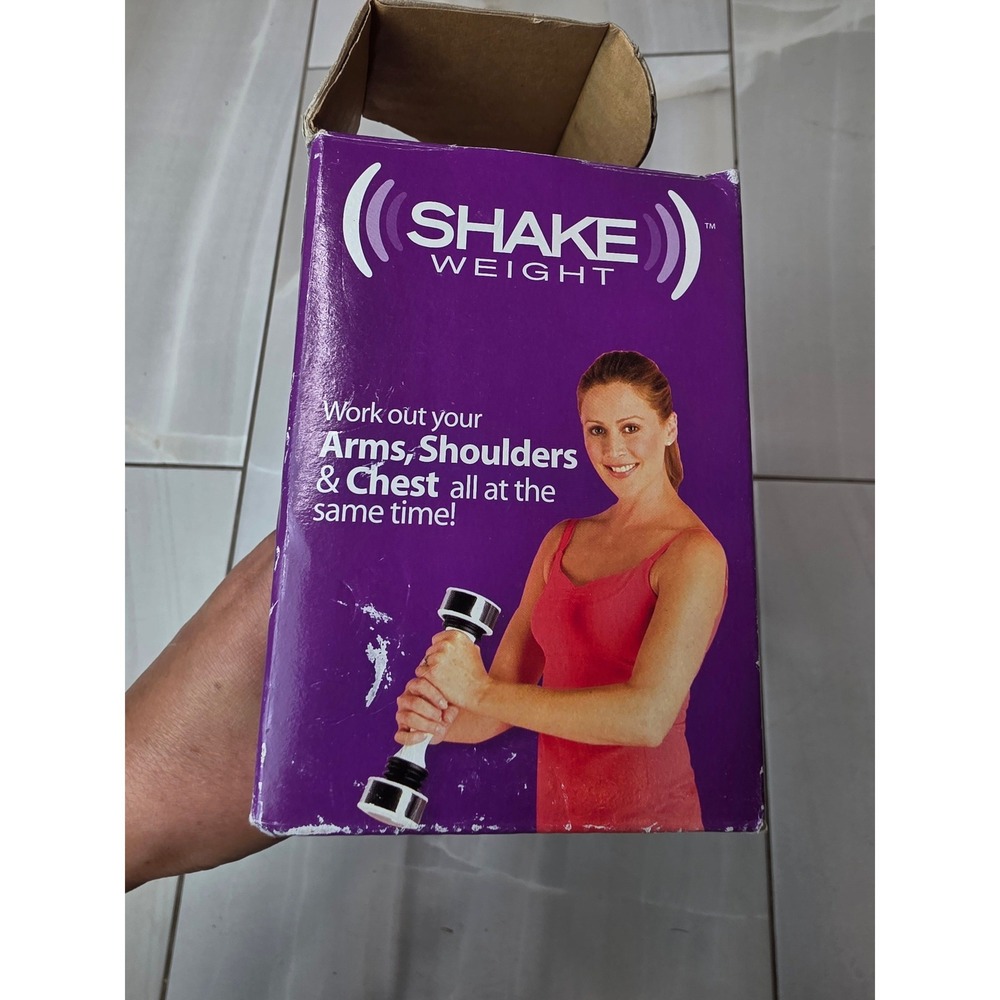 Shake Weight for Women As Seen On TV White Dynamic Inertia Dumbbell 6 Minute A4 - Picture 11 of 15